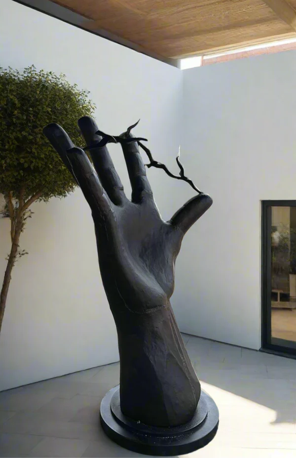 Avian Large Metal Sculpture for Garden and Courtyard