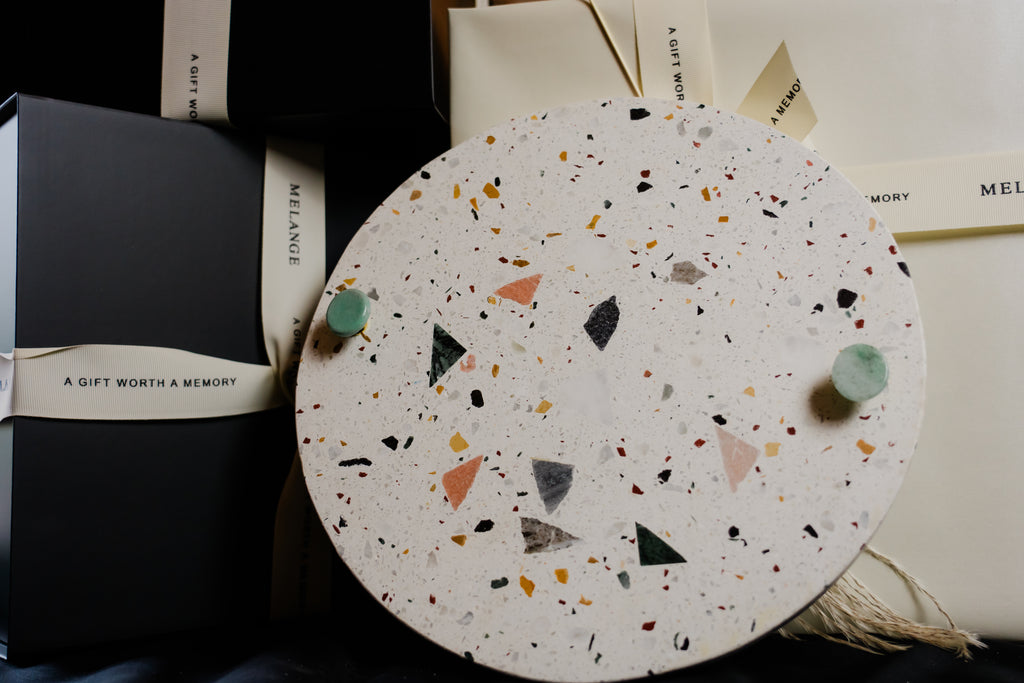 Elysian Terrazzo Cake Platter