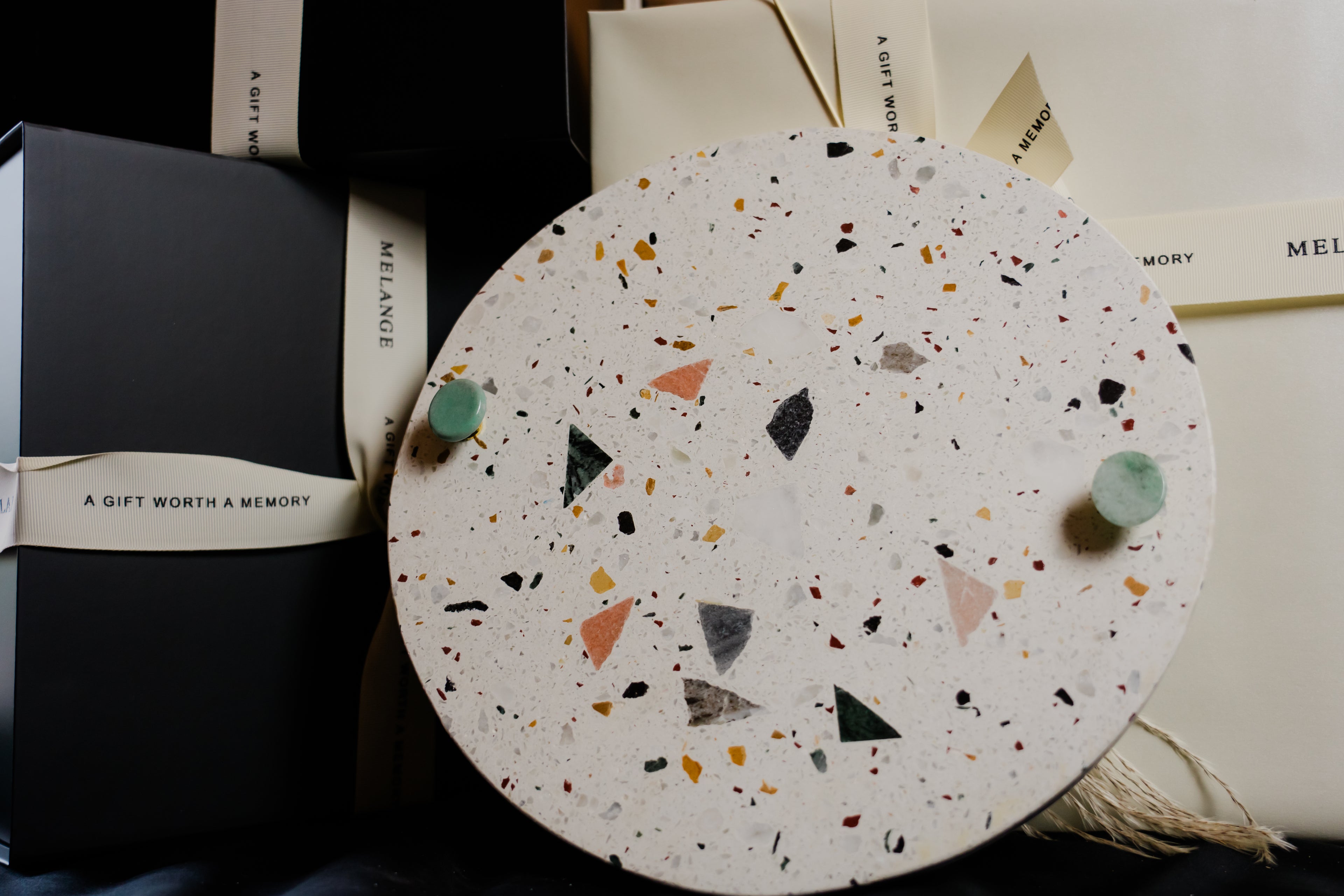 Elysian Terrazzo Cake Platter