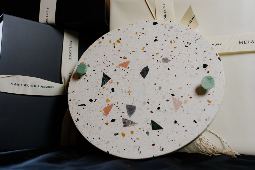 Elysian Terrazzo Cake Platter