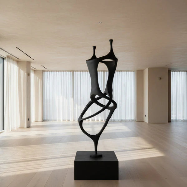 Melia Dancing Large Metal Courtyard Sculpture (6 Feet)
