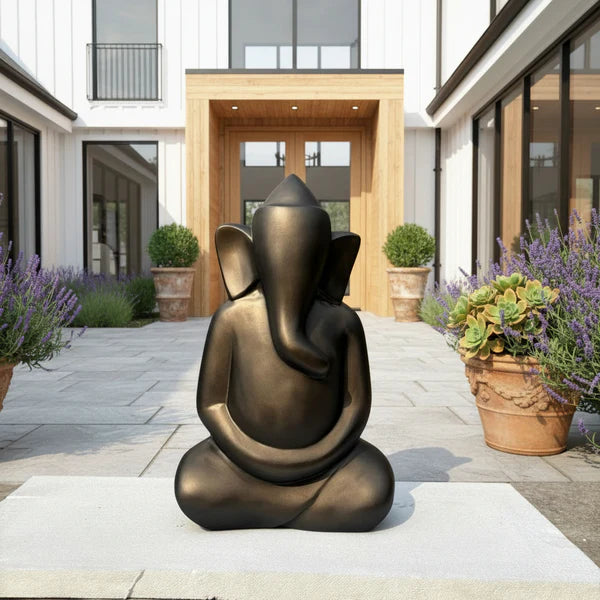 Ganesha Golden Large Statue for Entrances