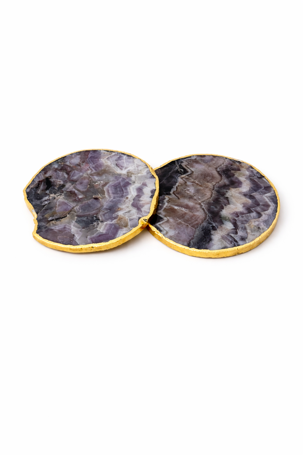 Amethyst Agate Coasters