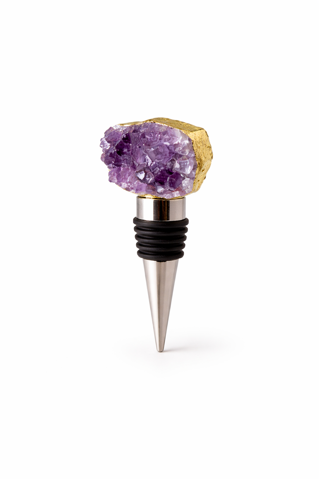 Amethyst wine/bottle stopper