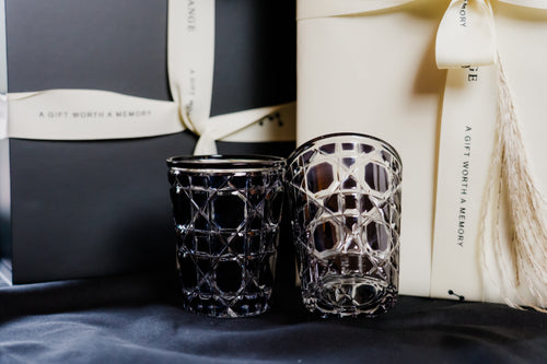 Black Crystal Glass