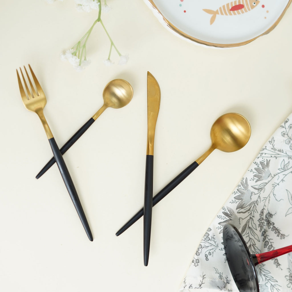 BLACK GOLD STARTER SET  (Set of 24 pieces)