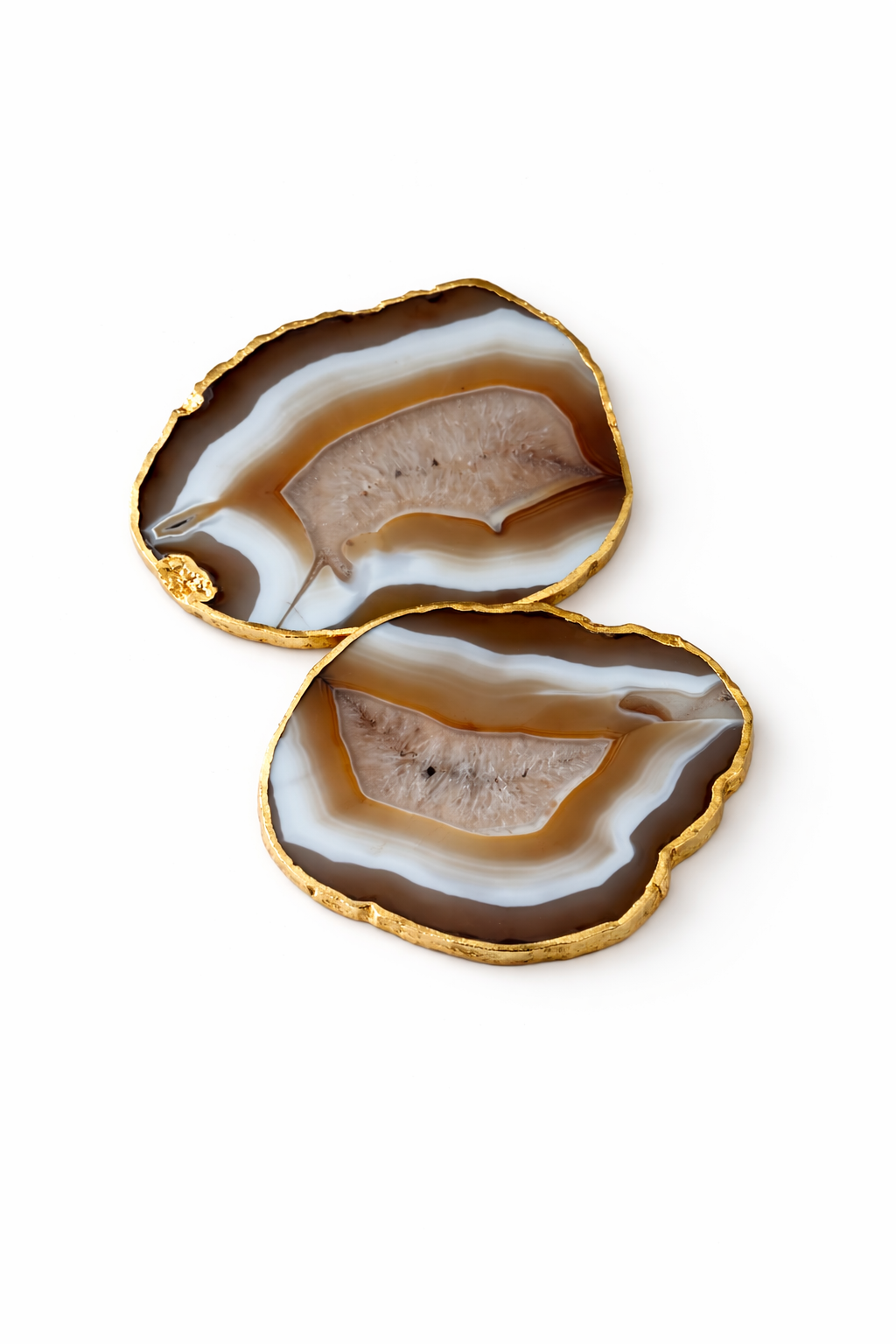 Brown Agate Coasters