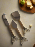 Deer Christmas Cheese knives (set of 3)