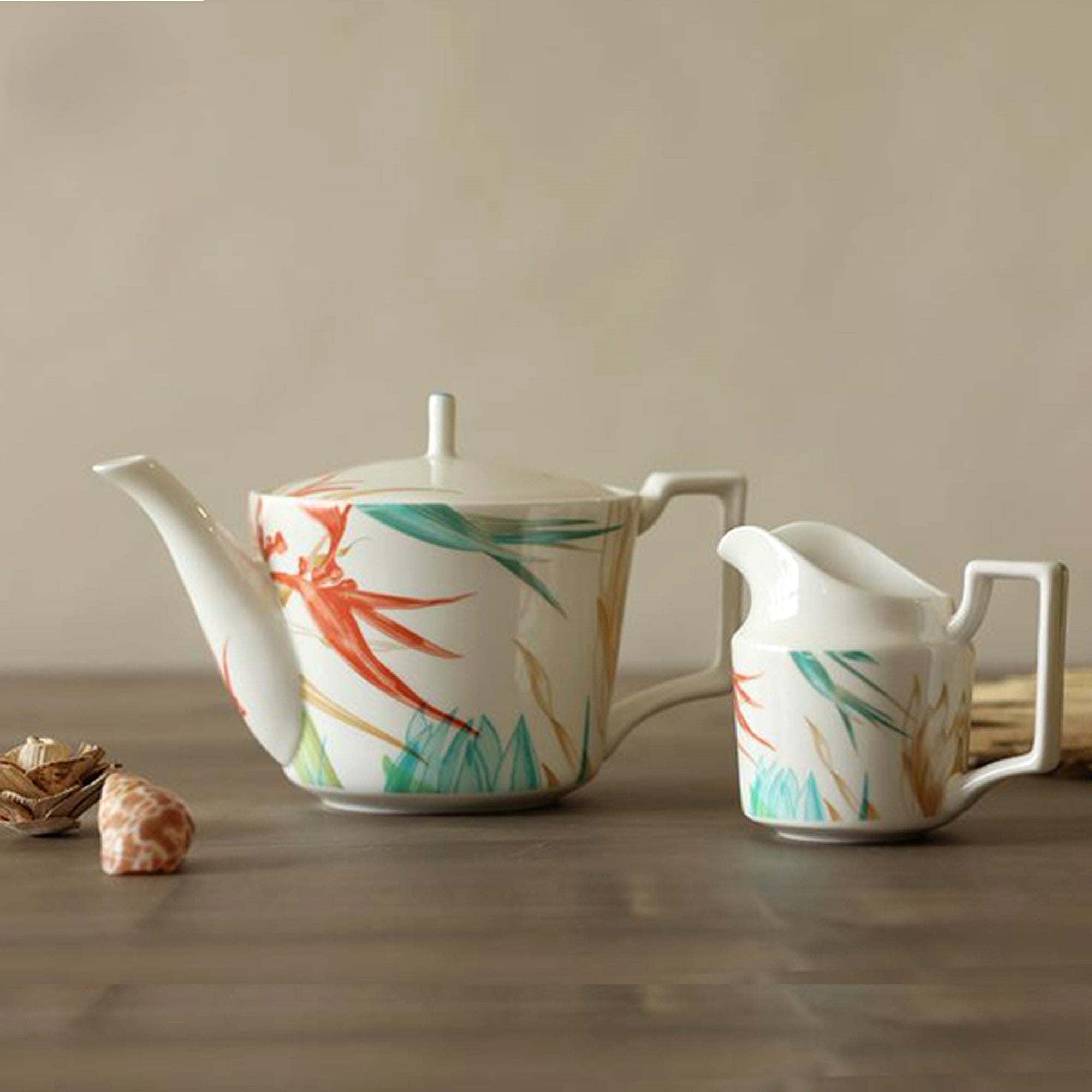 Fabella Rainbow Modern Tea cup set (Set of 15 pcs)