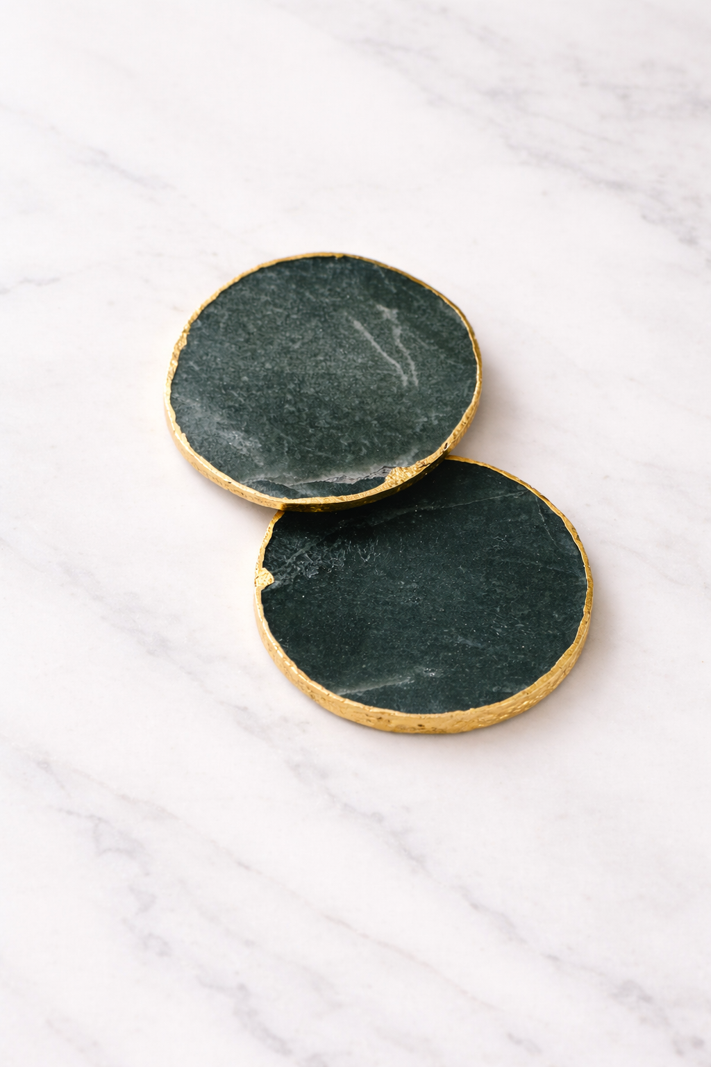 Green Agate Coasters