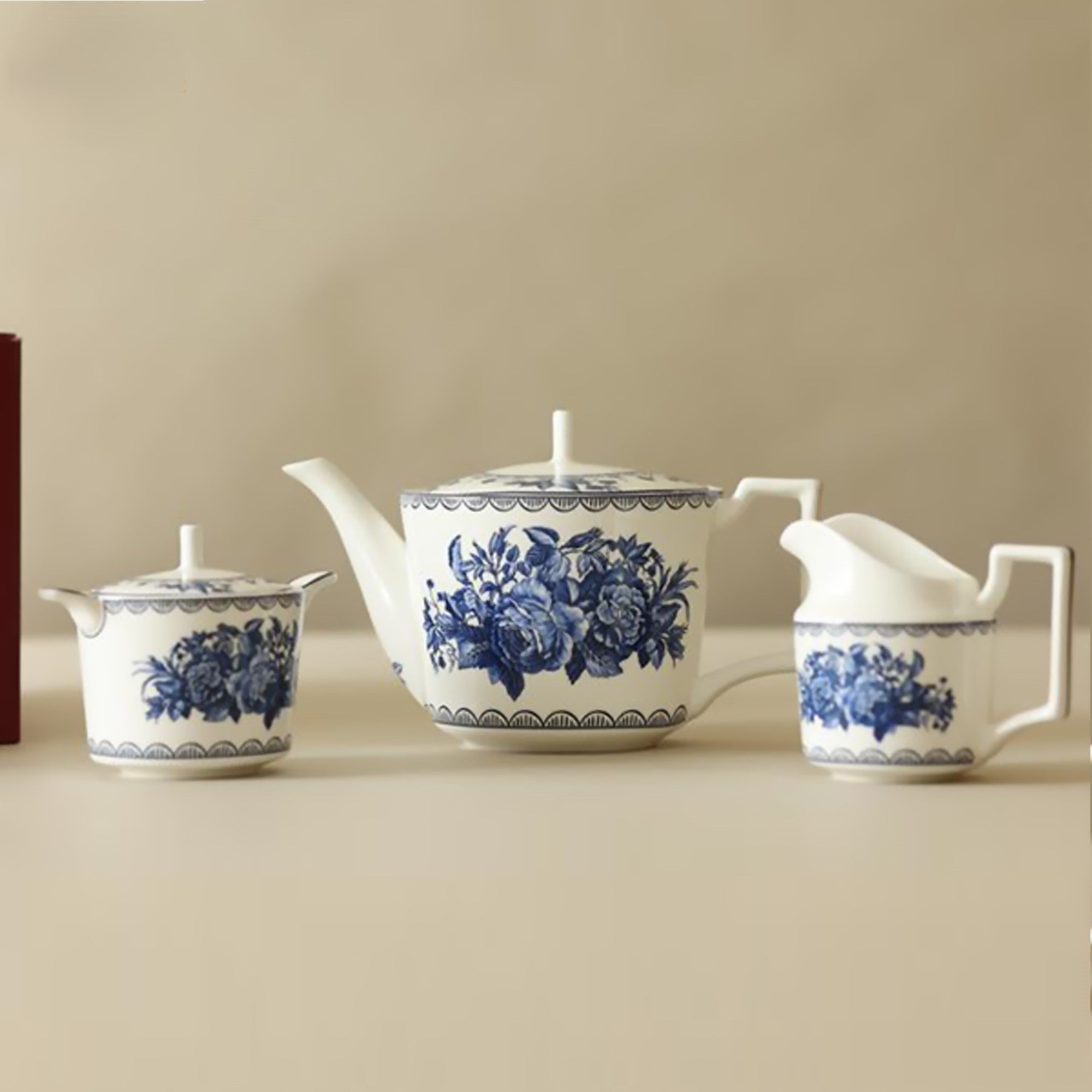 Kheima Blue Paradise Luxury Tea set ( Set of 15 pcs)