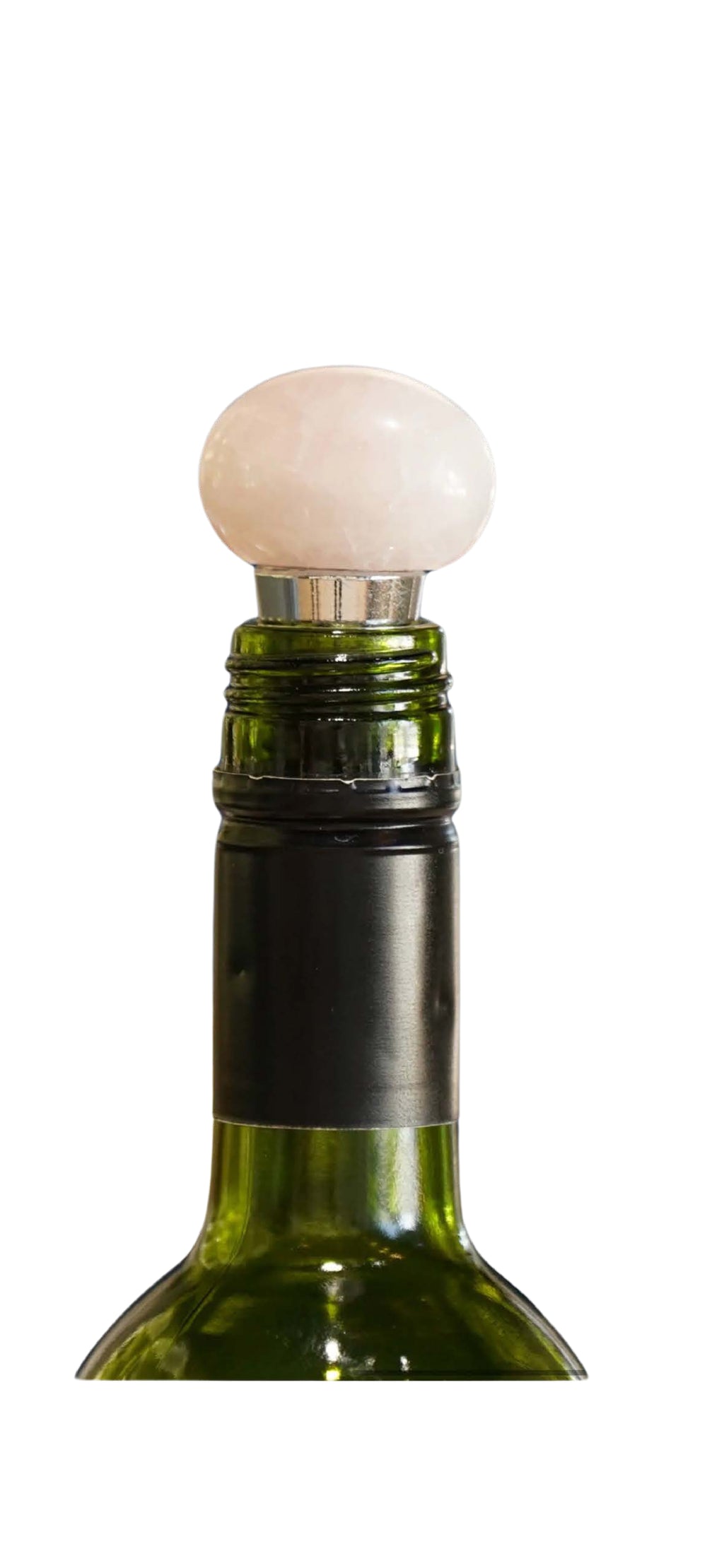 Rose quartz wine/bottle stopper