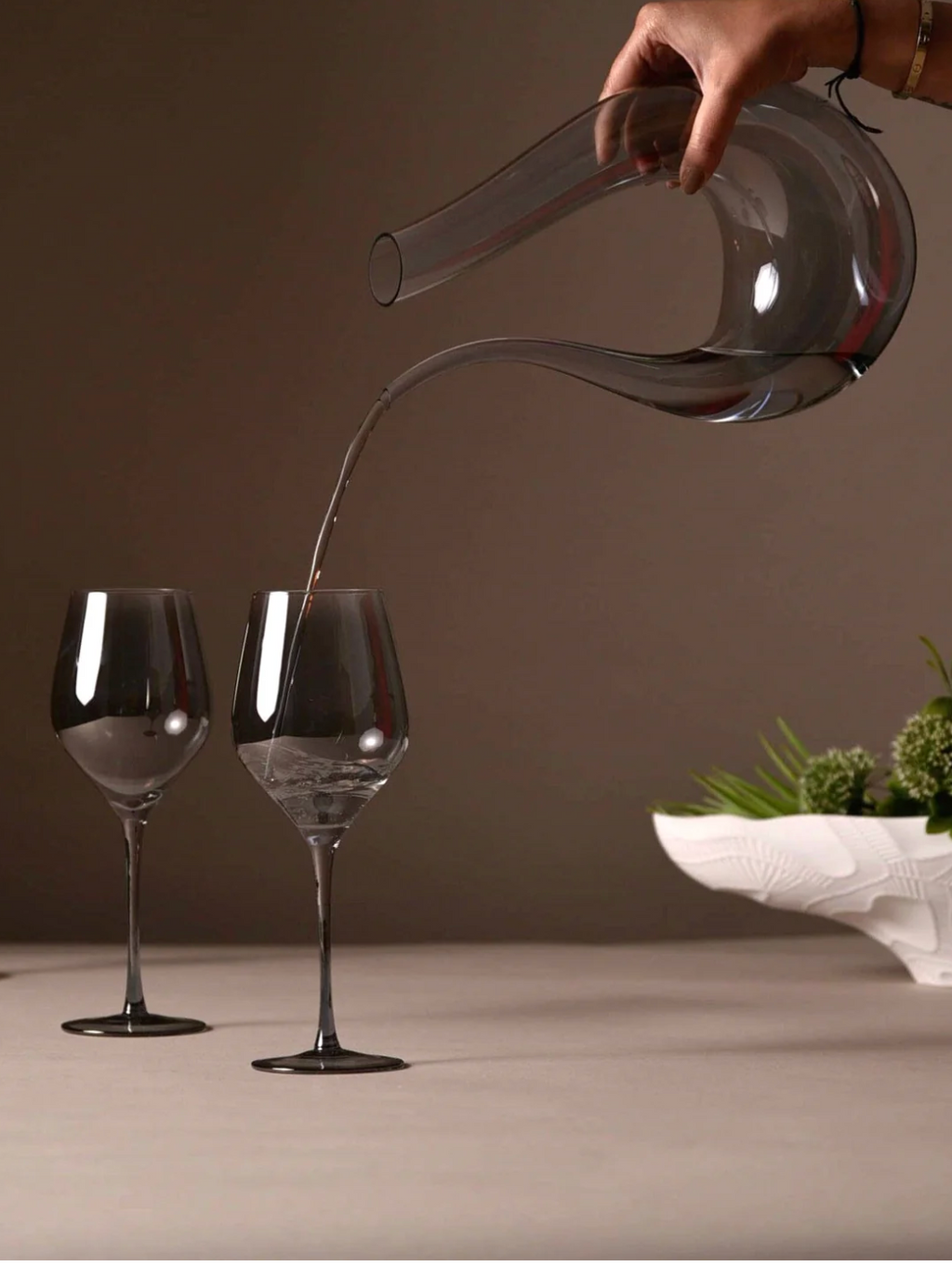 Smokey wine Decanter