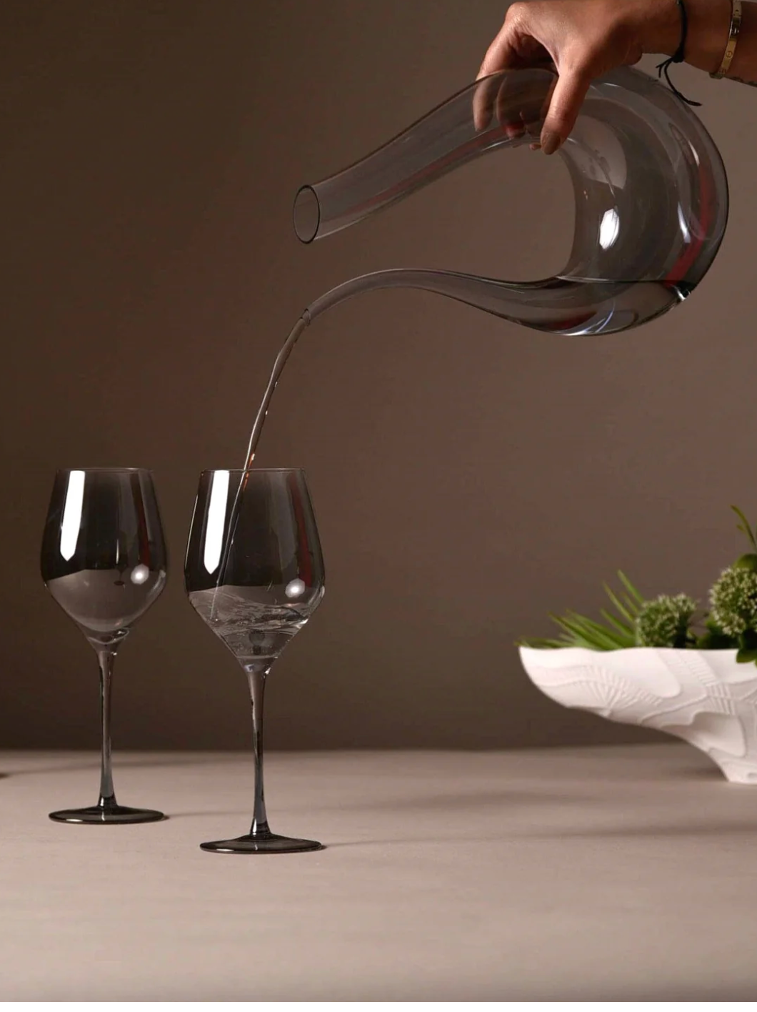 Smokey wine Decanter