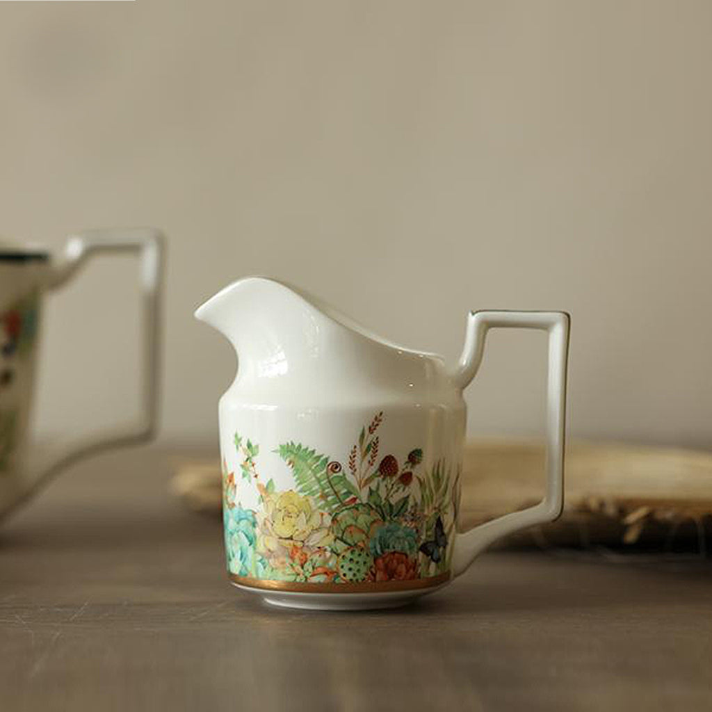 Viridis Forest Luxury Tea Cup set (Set of 15 pcs)