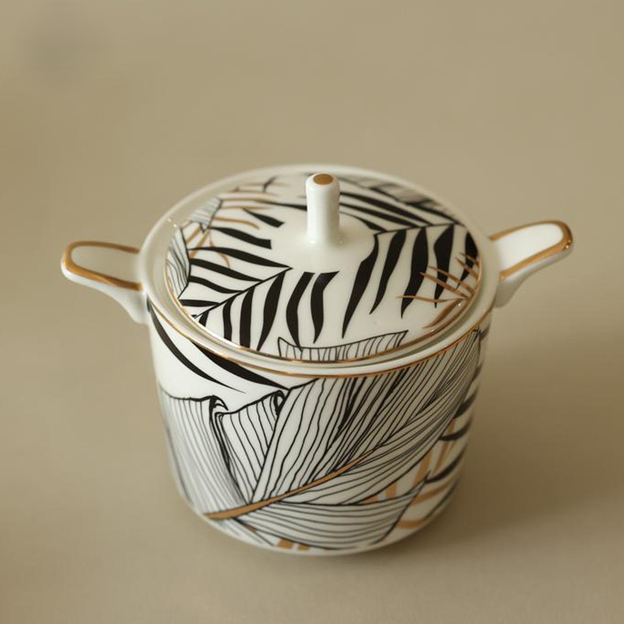 Wedding Gold leaf Luxury Tea set (Set of 15 pcs)